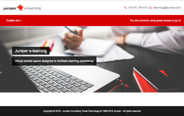Nueva plataforma Juniper E-learning