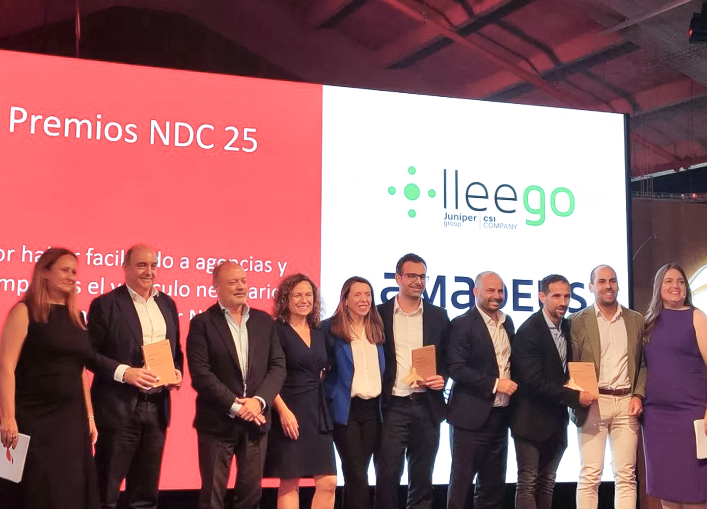 Lleego was awarded by Iberia for its leadership in NDC