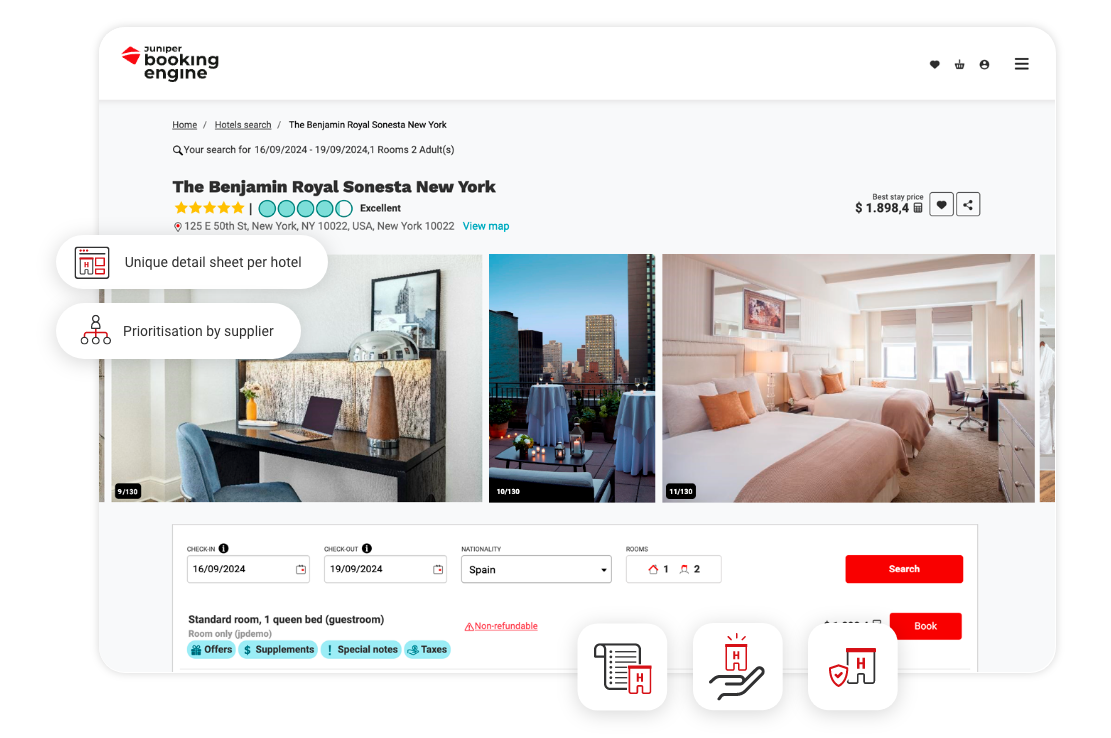 Juniper demo of Unique Hotel solution