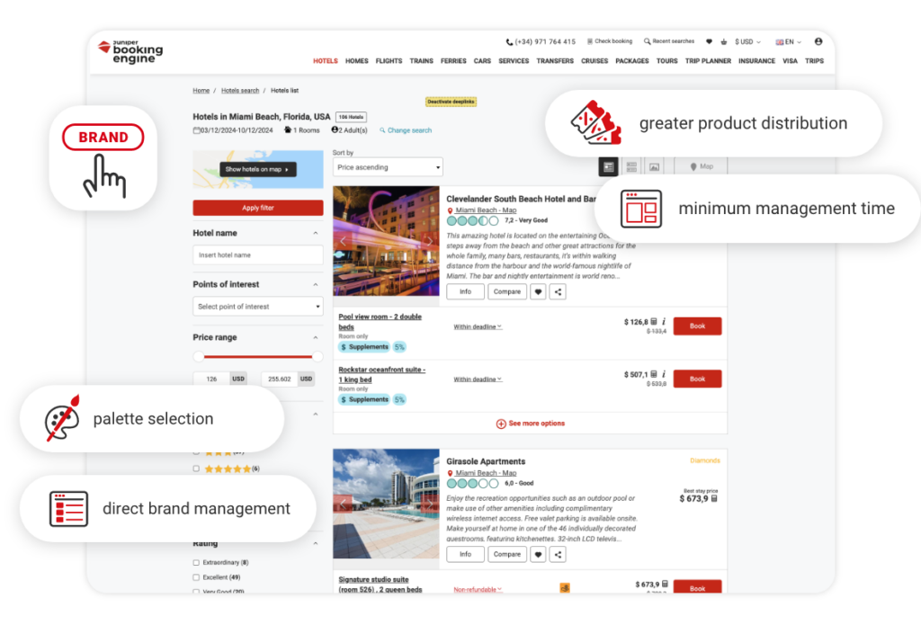 White Label advantages for travel companies