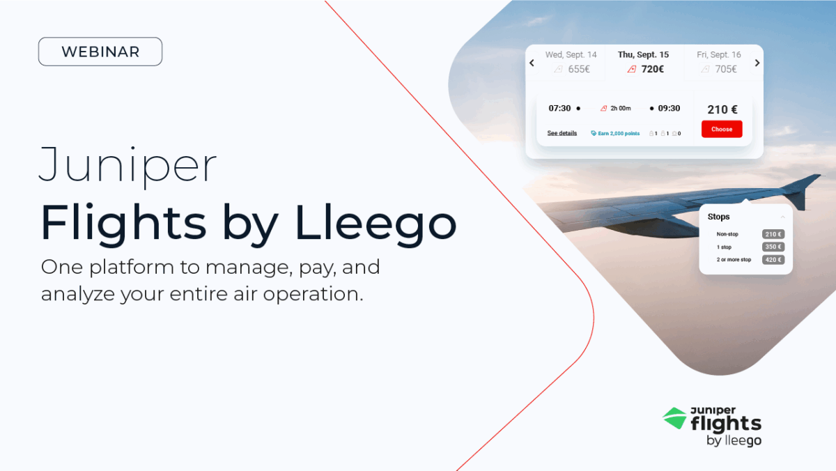 Webinar Juniper Flights by Lleego