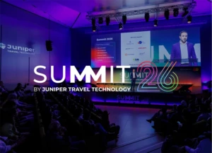 SUMMIT 2026 by Juniper Travel Technology bringing together the global travel technology ecosystem at a keynote session