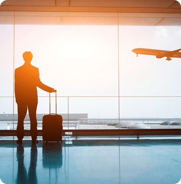 Corporate travel solution interface for managing business trips with Juniper