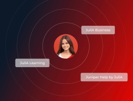 JuliA, la asistente de IA de Juniper, al servicio de la inteligencia empresarial y la automatización
